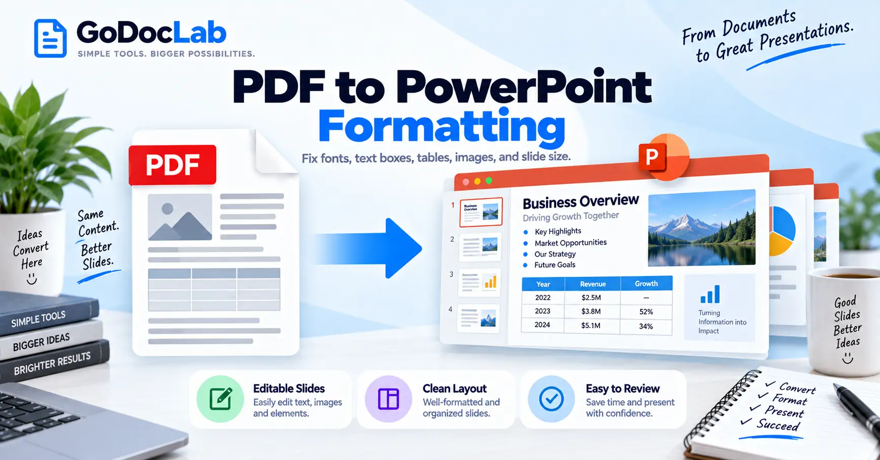 PDF to PowerPoint Formatting | How to Keep Slides Clean After Conversion
